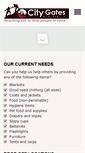 Mobile Screenshot of citygatesministries.org